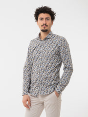 GMF - Camicia fantasia floreale multicolor