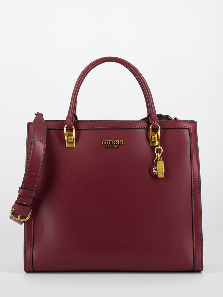 GUESS - Borsa a mano Abey Elite merlot