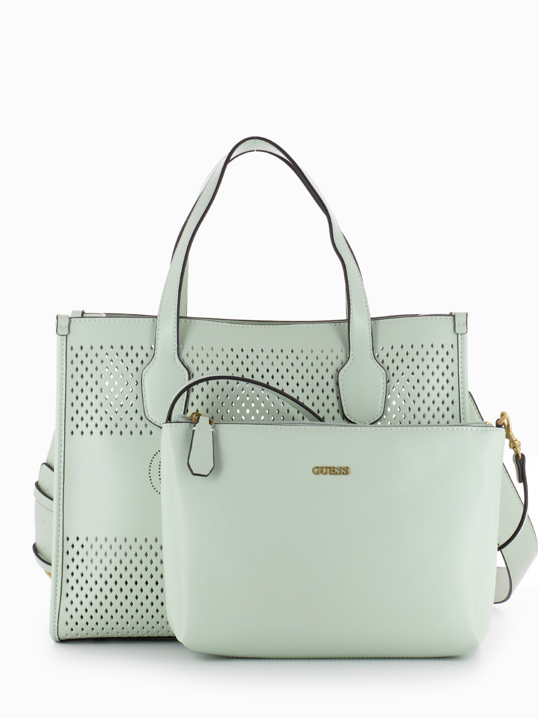 Katey perforated handbag mint