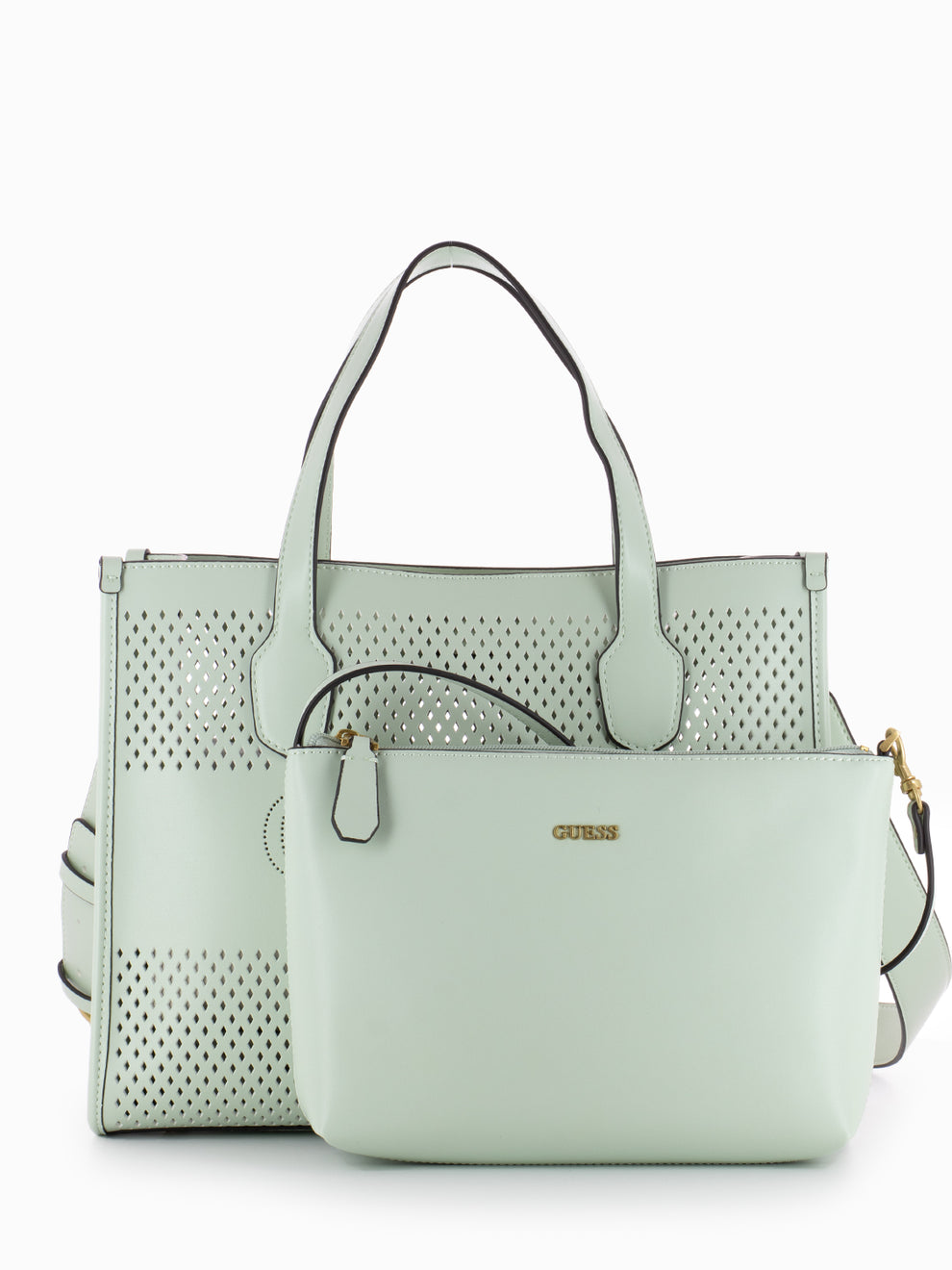 Katey perforated handbag mint