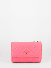 GUESS - Borsa tracolla Cessily trapuntata camelia