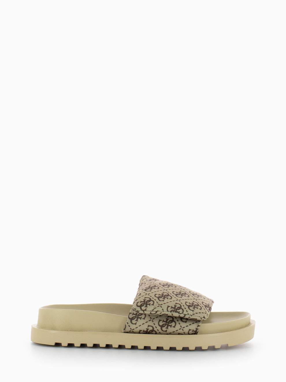Beige / brown fabetzy slipper