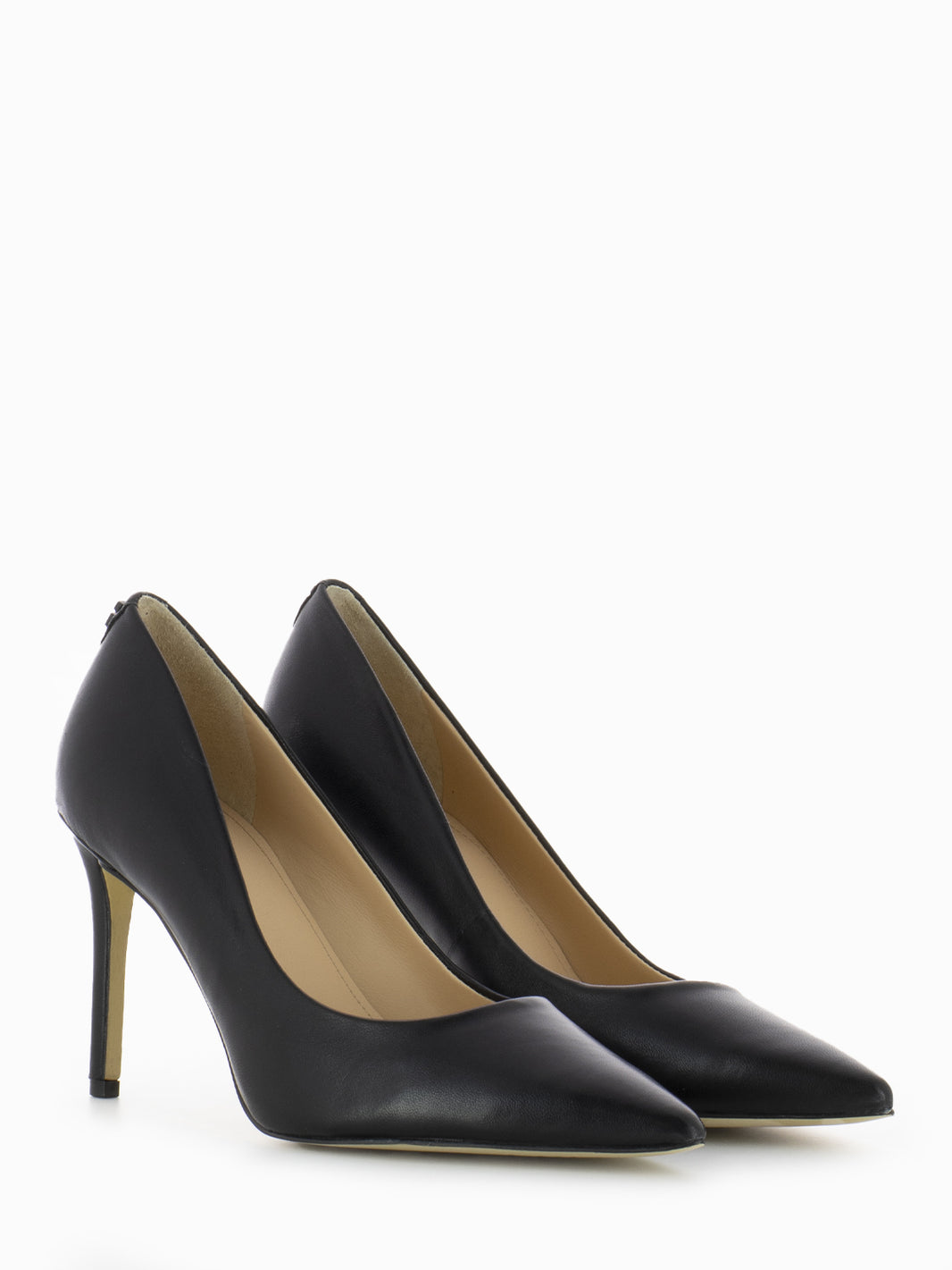 Décolleté in pelle nero