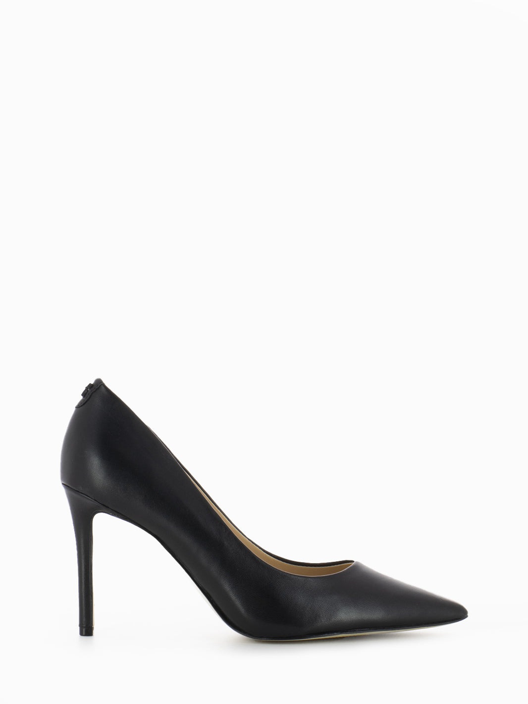 Décolleté in pelle nero