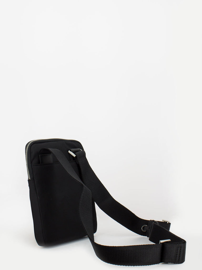 GUESS - Mini tracolla Certosa nylon smart nera