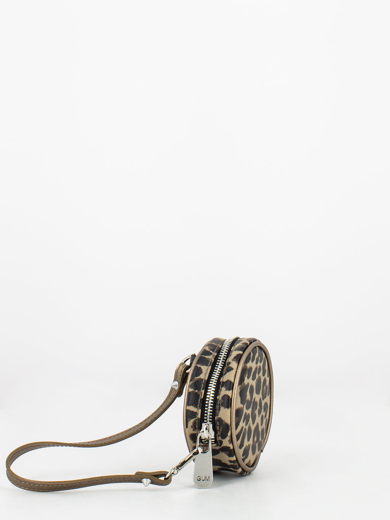 GUM - Portafoglio tamburello leopardato