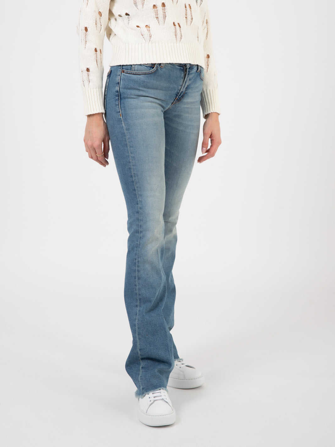 Jeans Formentera Long mid light blue
