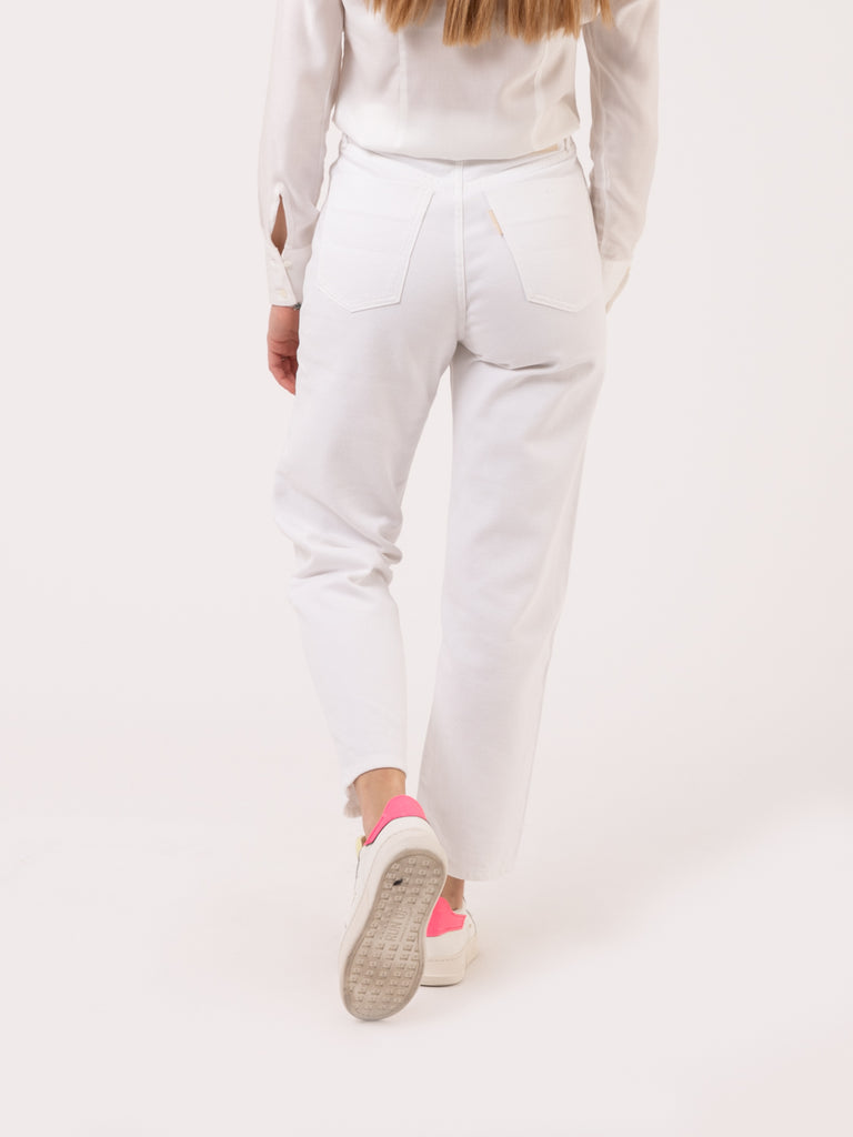 HAIKURE - Jeans Illinois soft ecru rigid denim bianchi