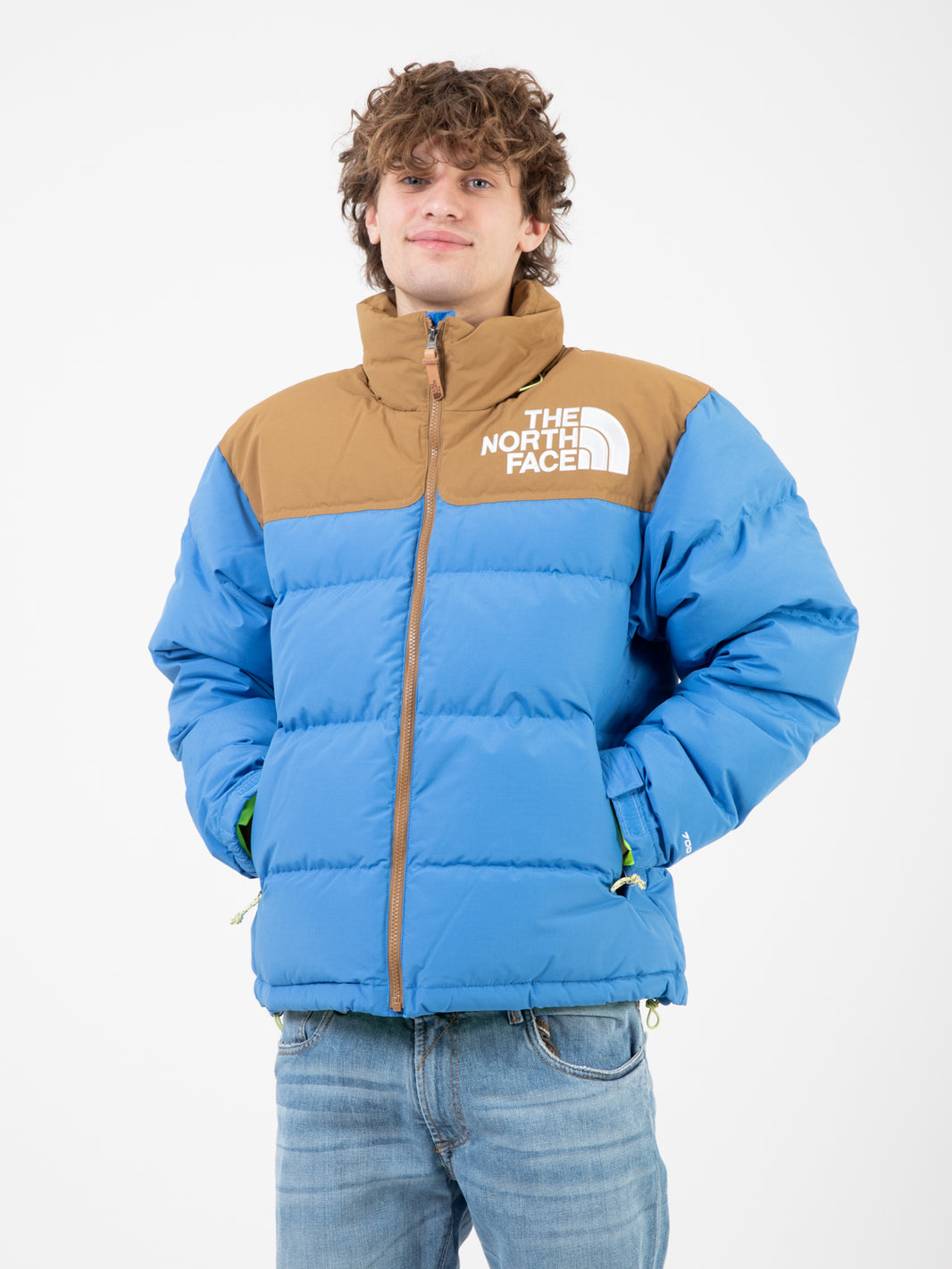 92 Low-Fi Hi-Tek Nuptse supersonic blue / utility brown