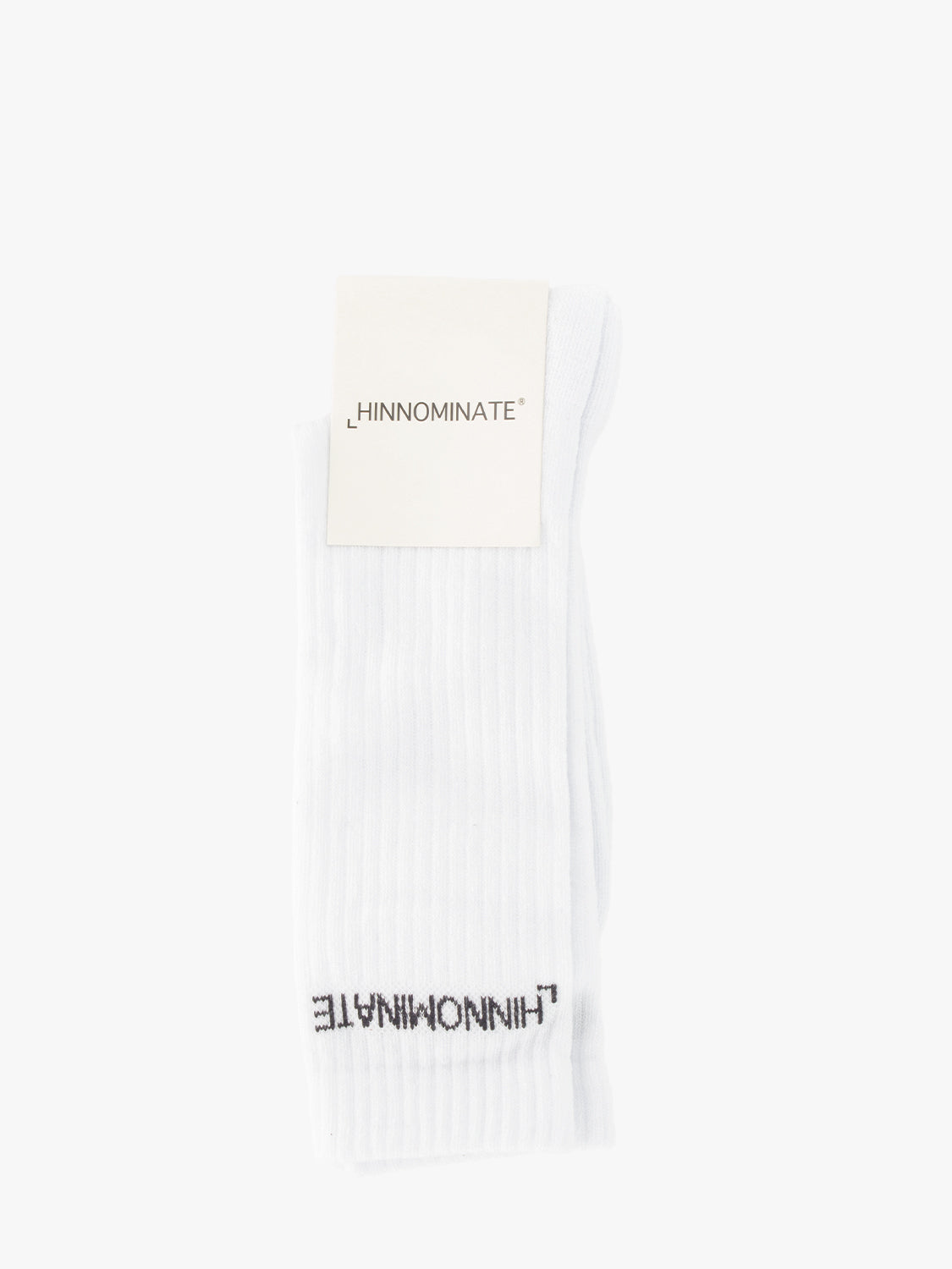 White logo socks