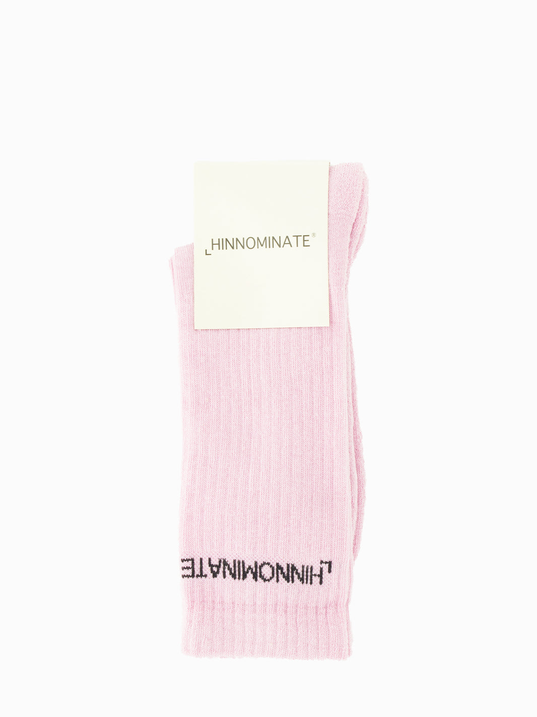 Pink bonbon socks with logo