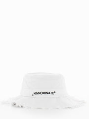 HINNOMINATE - Cappello pescatora con ricamo bianco