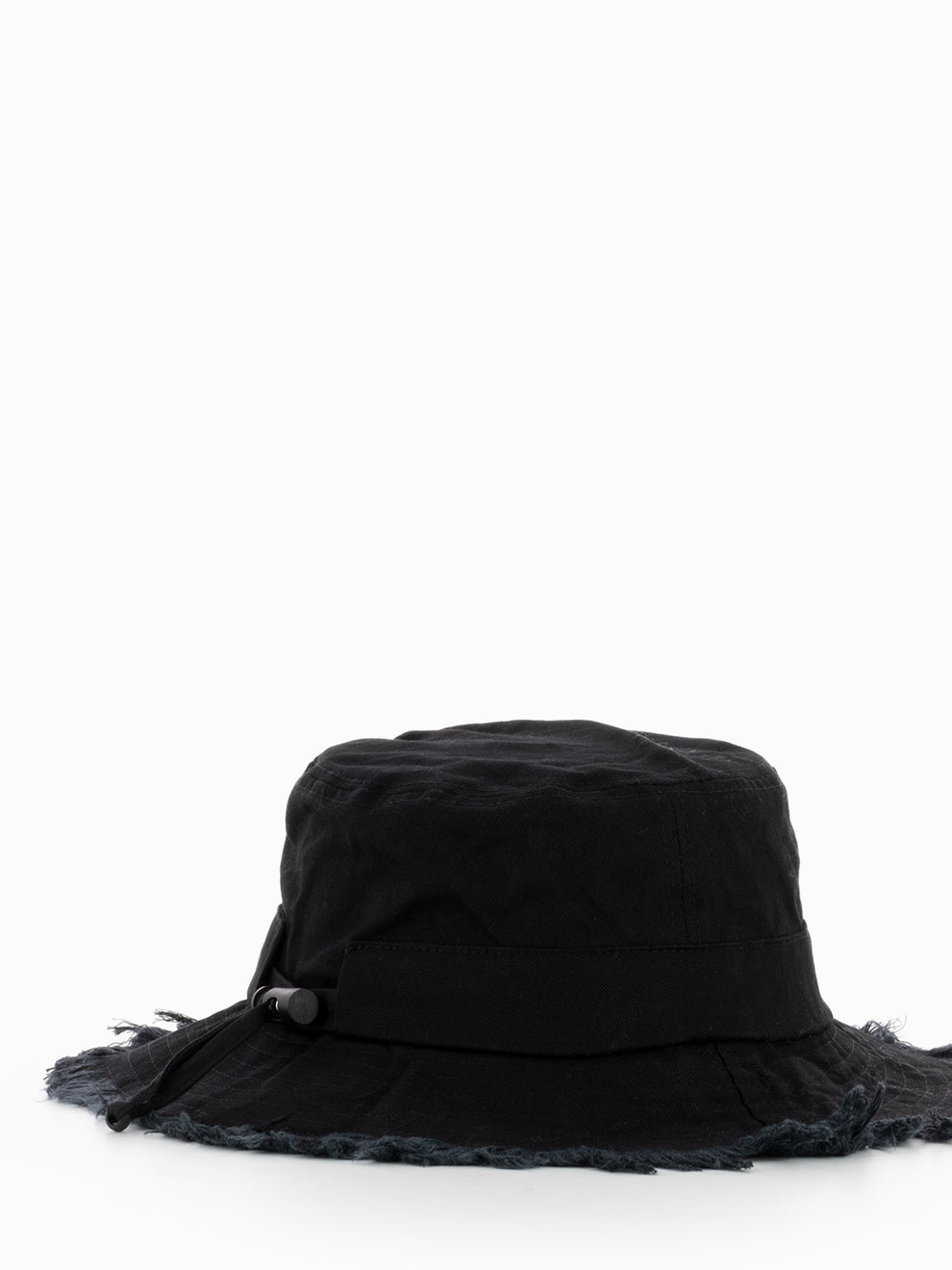 Fisherman's hat with black embroidery