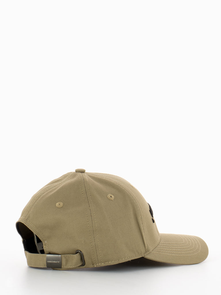 HINNOMINATE - Cappello visiera logo rilievo beige sabbia