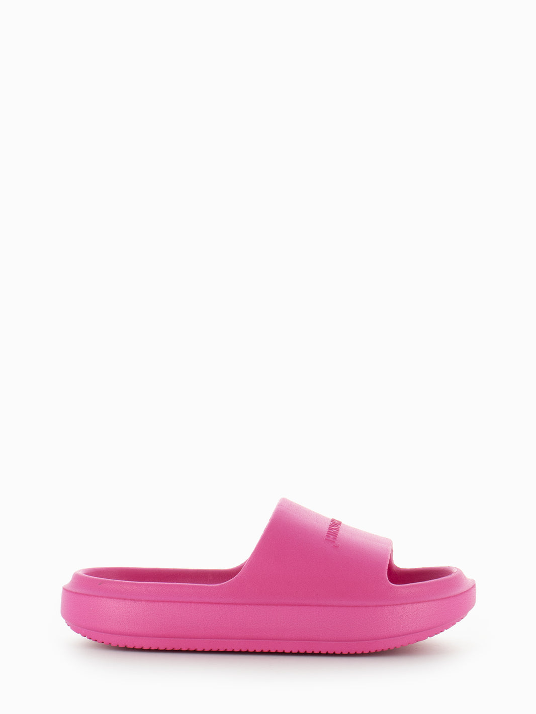 Fuchsia rubber slipper
