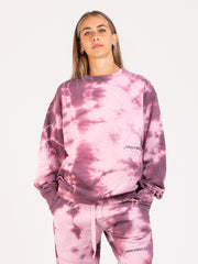 HINNOMINATE - Felpa tie dye rosa