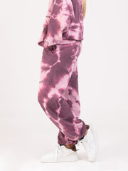 HINNOMINATE - Jogger over tie dye rosa