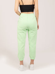 HINNOMINATE - Joggers logo lettering verde acqua