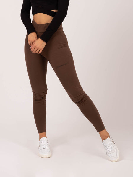 Leggings cioccolato in cotone