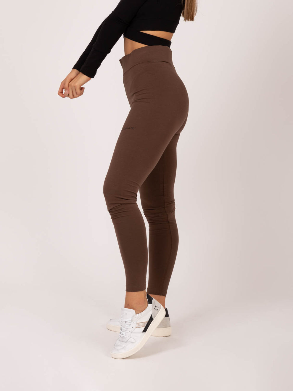 Leggings cioccolato in cotone
