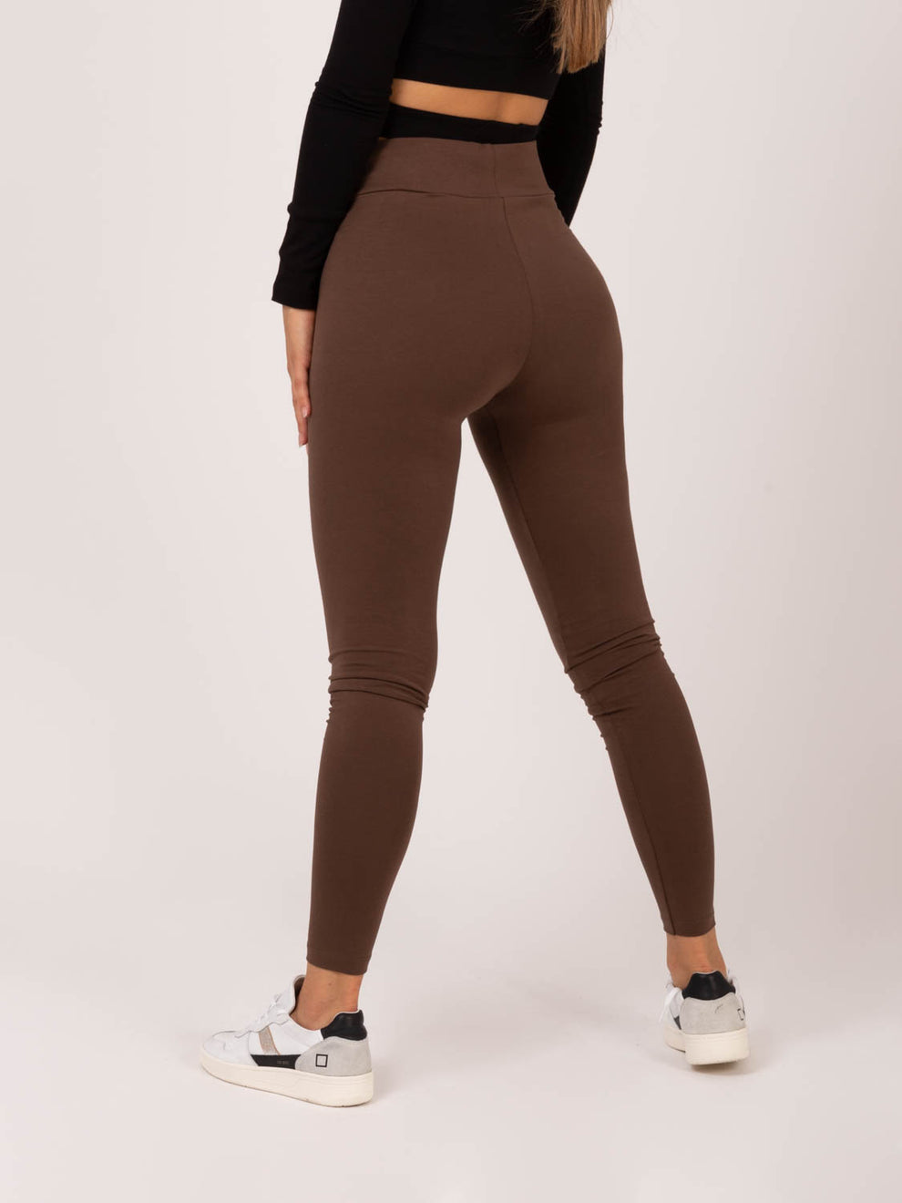 Leggings cioccolato in cotone