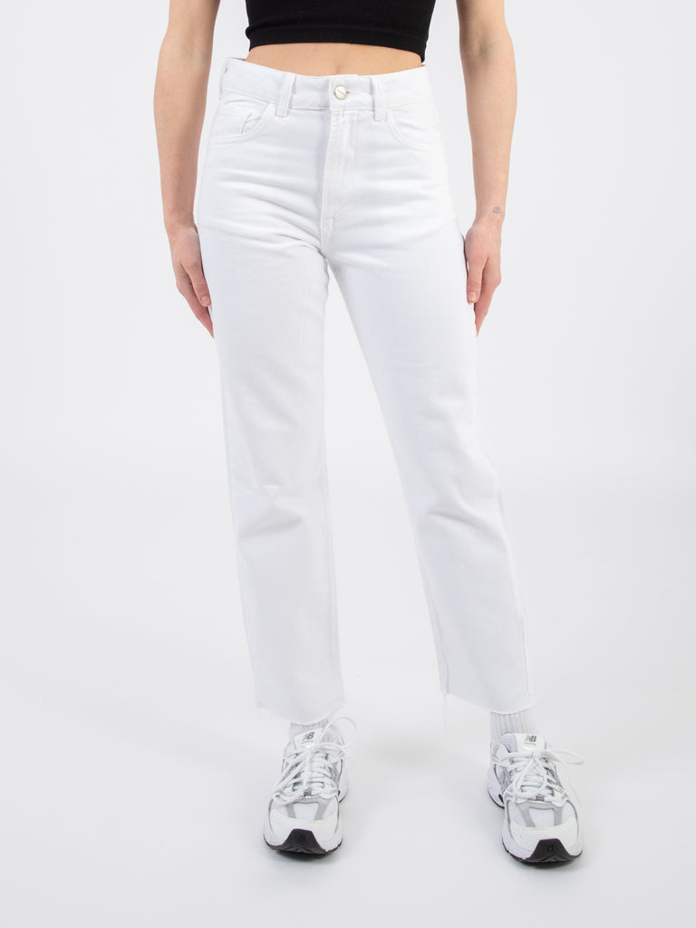 HINNOMINATE - Pantalone denim bianco