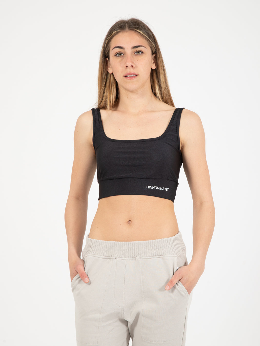 Top sportivo nero