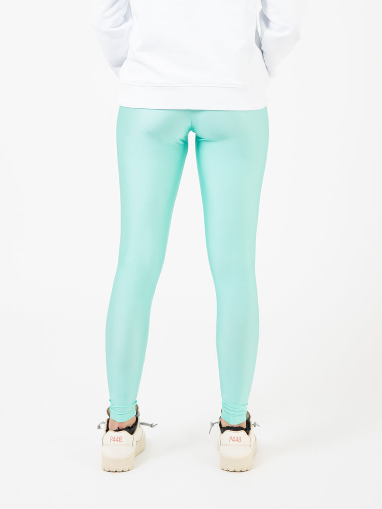 HINNOMINATE - Leggings lycra stampa verde menta