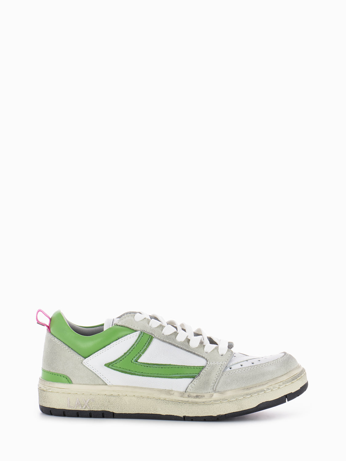 W Starlight Low Suede white / green sneakers