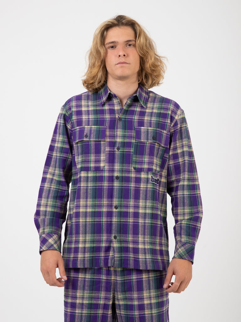 HUF - Banks Flannel Shirts purple