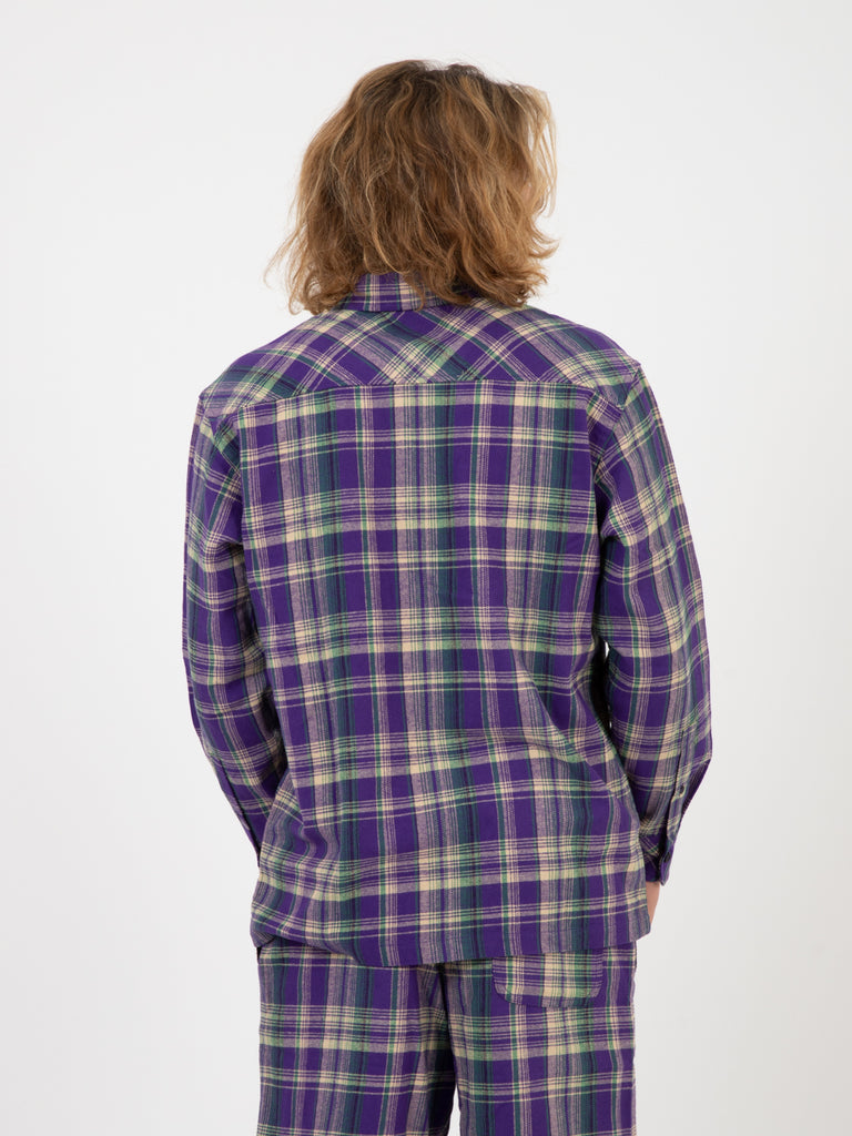 HUF - Banks Flannel Shirts purple