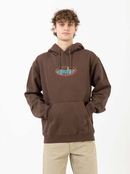 Felpa City Light P/O hoodie chocolate