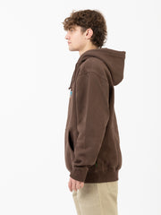 HUF - Felpa City Light P/O hoodie chocolate