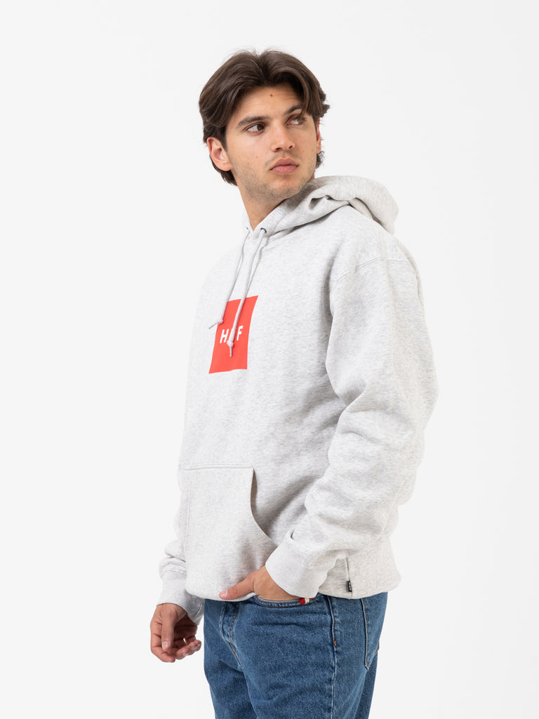 HUF - Felpa hoodie Essentials Box Logo athletic heather