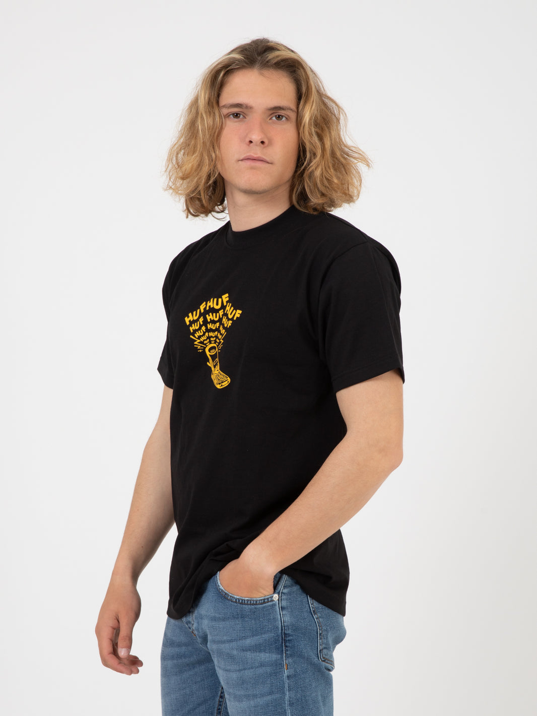 Huf Calling S/S T-Shirt black