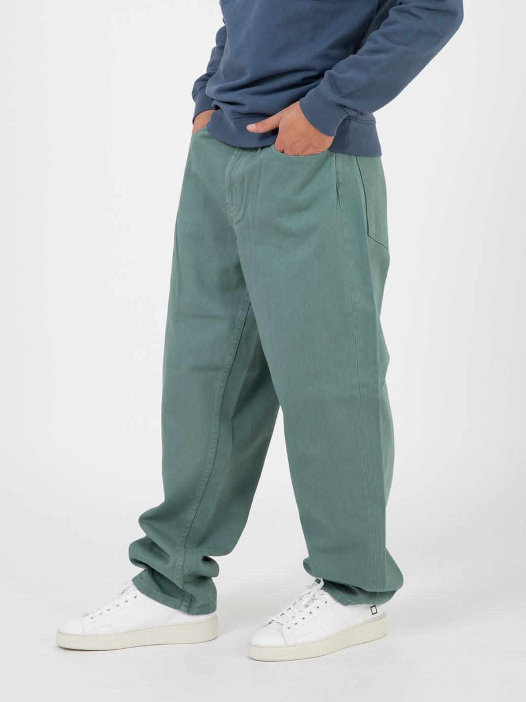 Pantaloni Cromer signature sage