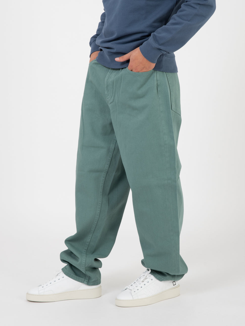 Pantaloni Cromer signature sage