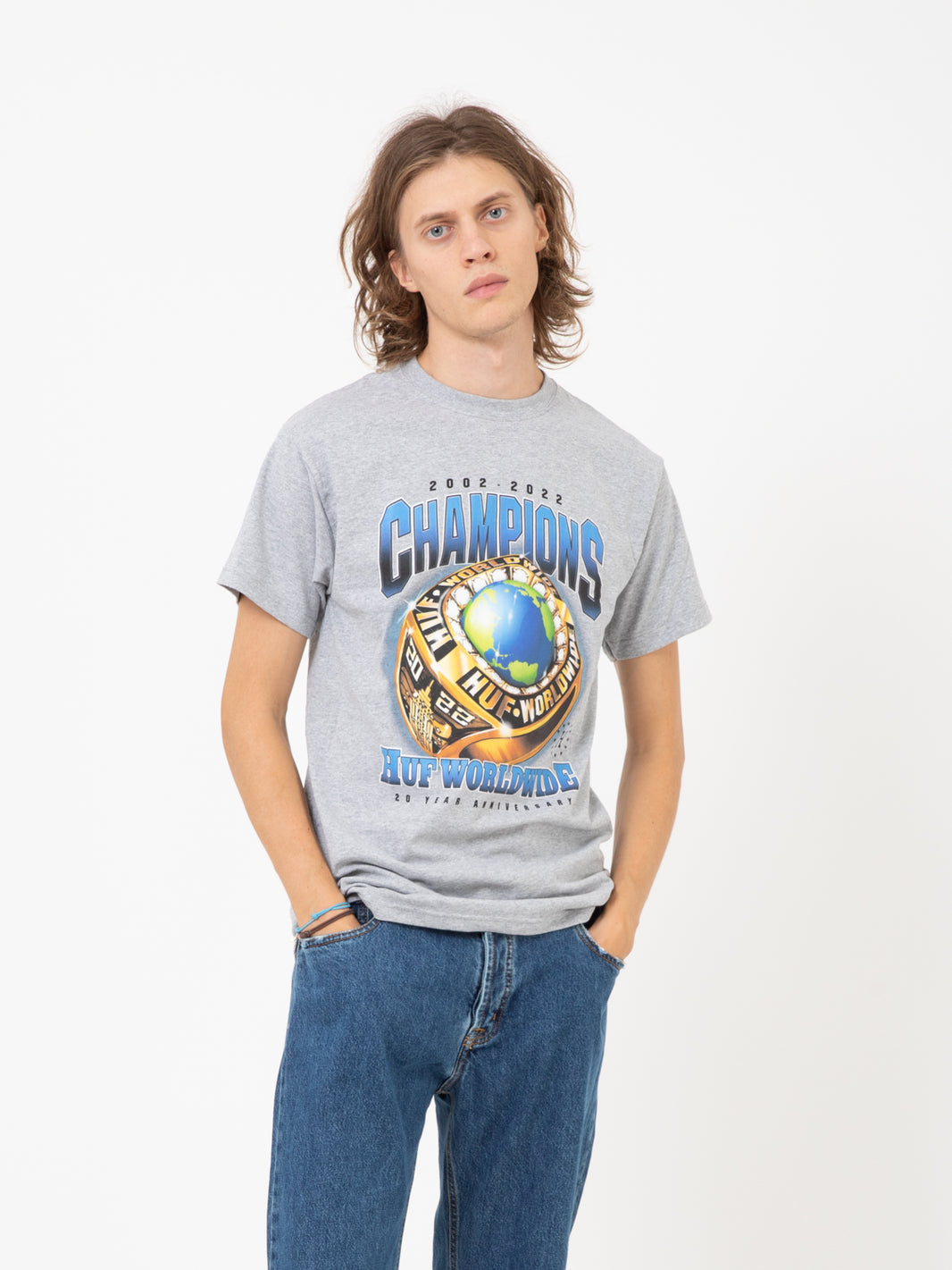 T-shirt Champions athletic grey