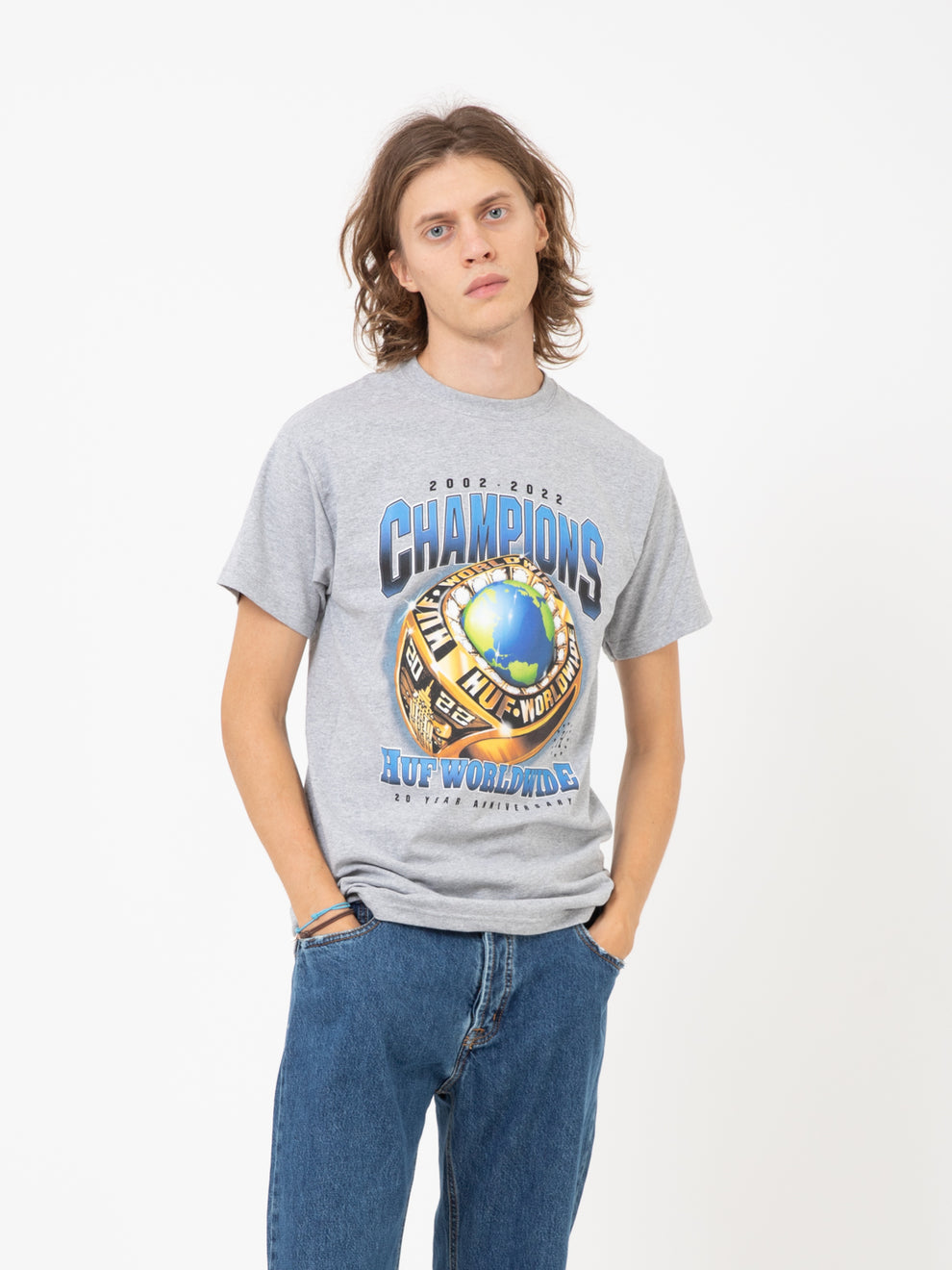 T-shirt Champions athletic grey