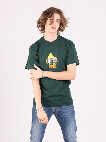 T-shirt Roasted dark green