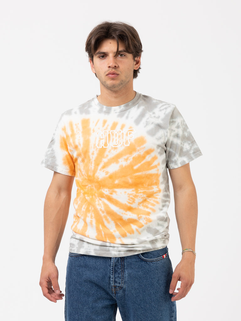 HUF - T-shirt SF Dye Tiedye orange
