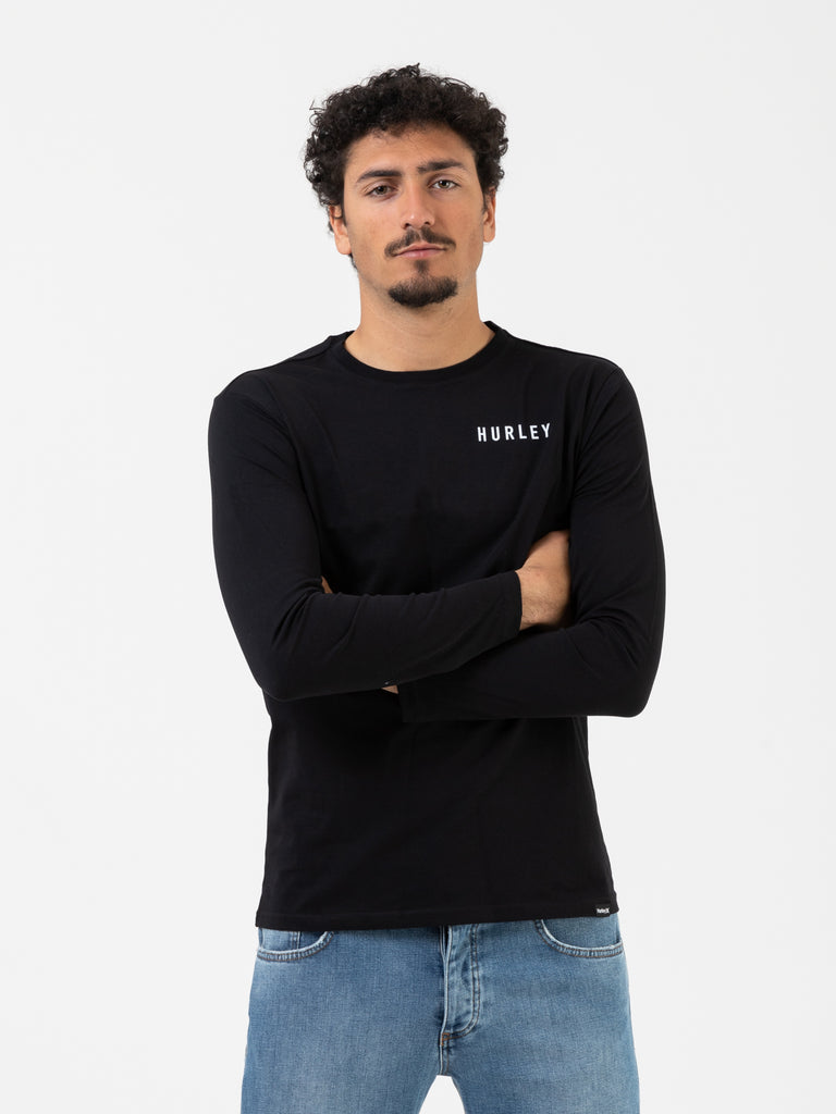 HURLEY - T-shirt Bengal L/S nera