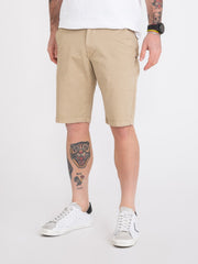 IMPURE - Bermuda chino comfort twill desert