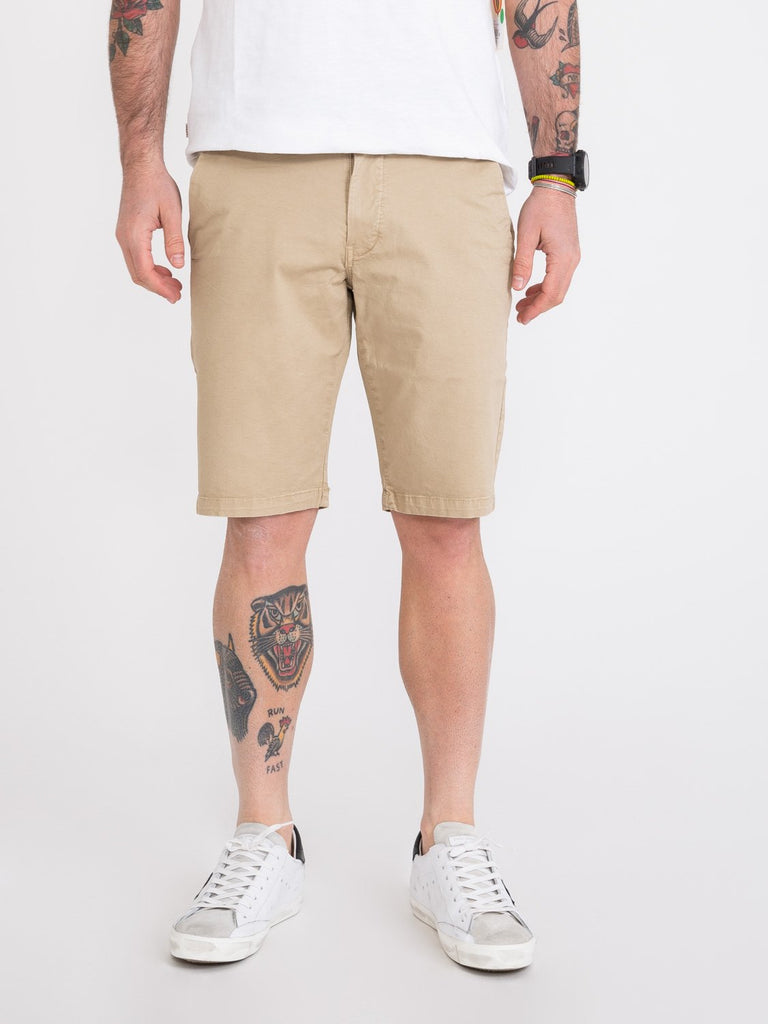 IMPURE - Bermuda chino comfort twill desert