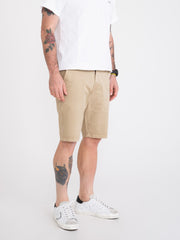 IMPURE - Bermuda chino comfort twill desert