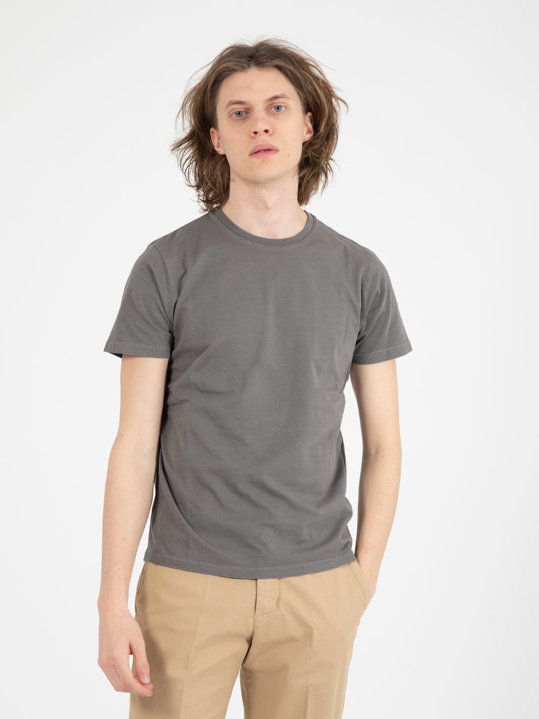 Grey Cotton T-Shirts
