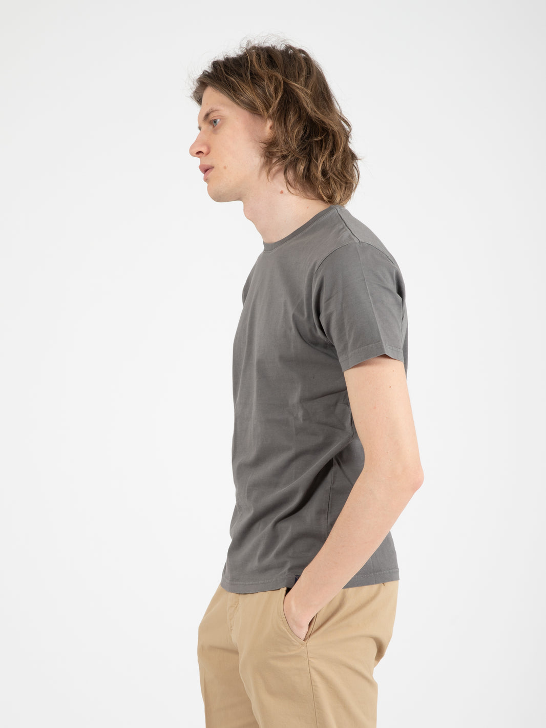 Grey Cotton T-Shirts