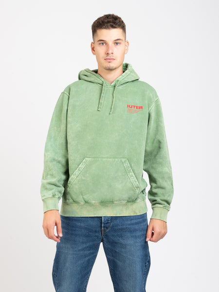 Felpa Disaster hoodie verde