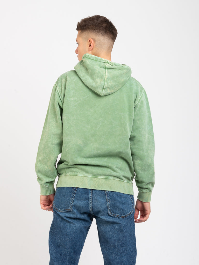 IUTER - Felpa Disaster hoodie verde