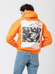 IUTER - Felpa hoodie Shame orange